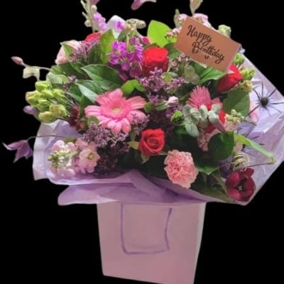 Moondrops  Mix Flowers in White Bag